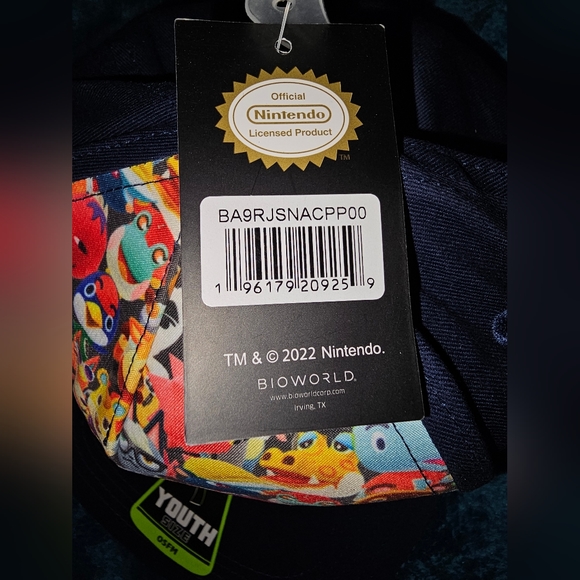 RARE NWT Nintendo Animal Crossing Video Game Bioworld Snapback Cap/Hat - Picture 5 of 11